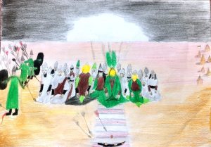 محمد طاها محمدی رتبه اول نقاشی 6 تا 10 سال