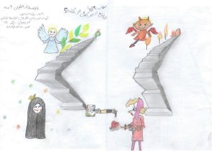 سلاله عباسی رتبه اول بخش ویژه 6 تا 10 سال رشته نقاشی