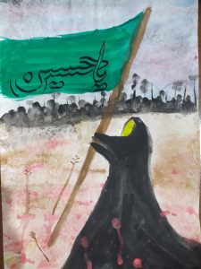 مینا رحیمی رتبه اول نقاشی 11 تا 16 سال