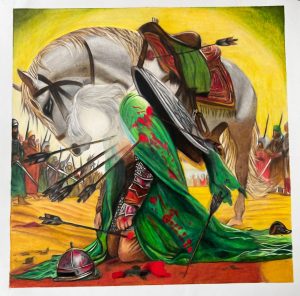 هلیا سهندی رتبه سوم نقاشی 11 تا 16 سال