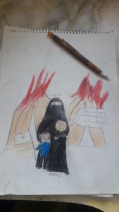 پریناز اسم خانی رتبه سوم نقاشی 11 تا 16 سال